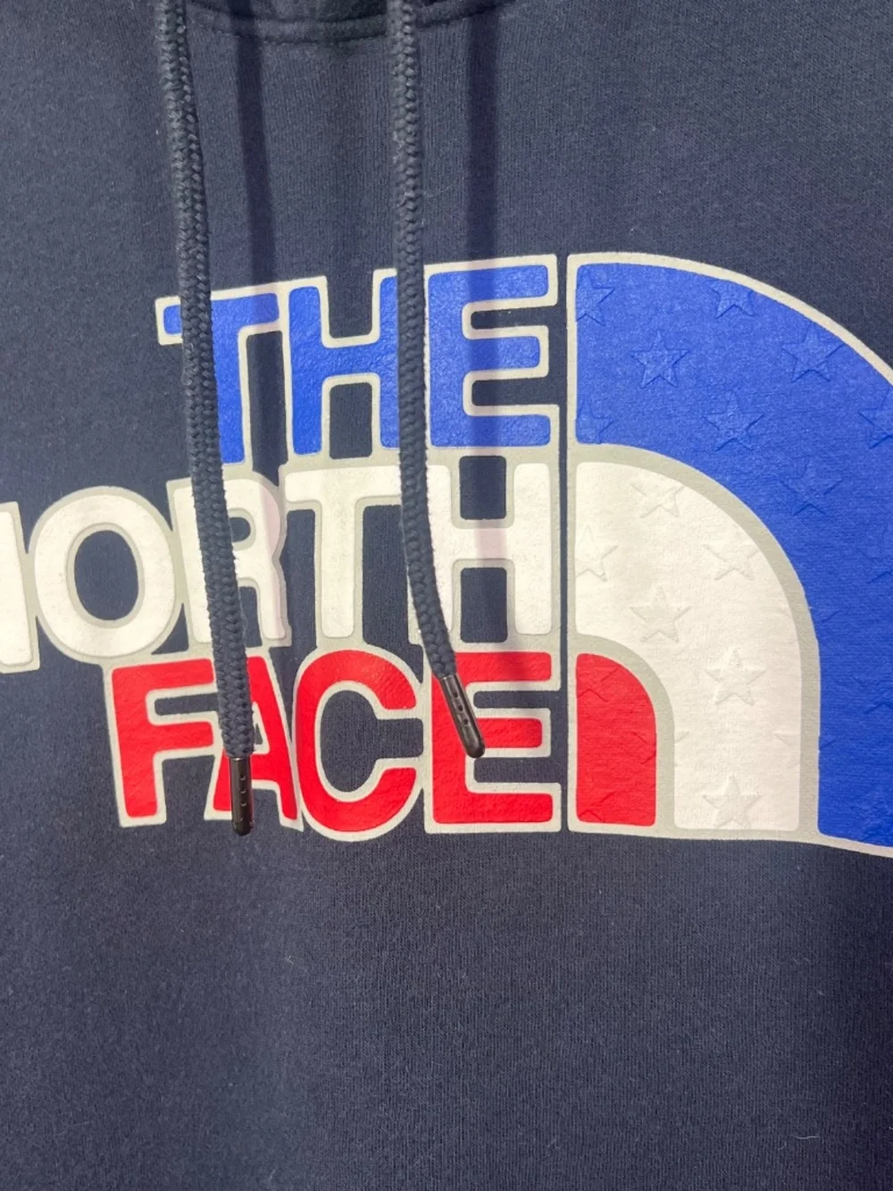 |•THE NORTH FACE•| Navy Blue Signature Hoodie Size XL